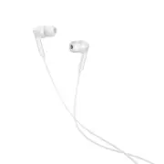 2 pair M72 Universal 3.5mm Wire Control In-ear Earphone Headphone with Mic for Mobile Phones WHITE COLOR