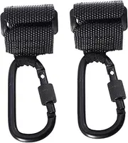 SUPVOX 2Pcs Stroller Hooks Non Slip Hangers for Shopping Bags Lightweight Strong Load Capacity Pushchair Accessories for Carrying Diaper Bags and Handbags Up to Capacity