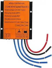BAOJUHUIKANG 48V 800W Waterproof Wind Turbine Controller,16A Waterproof Solar Panel Controlle for Flooded Lead-Acid Vented Sealed Gel Nicd Lithium Battery,24V