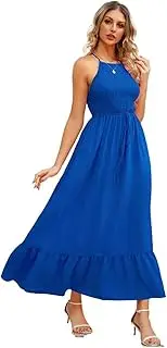 [JIELIPU] Women's Sexy Cable wrap Breast Slip Skirt Slimming Lotus Leaf Long Skirt