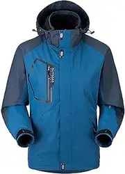 [Generic] Matching Windbreakers for Couples Outdoor Hooded Ski Pocket Sports Men's Coats & Jackets 3xl Mens Light Jacket