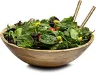 Wood Salad Bowl Set - 15 Inch Extra Large Wooden Salad Bowl with Serving Utensil