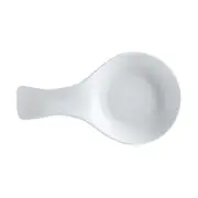 Maxwell & Williams White Basics 23cm Porcelain Round Spoon Rest Utensil Holder