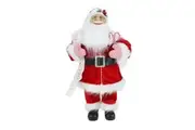 Santa Figurine w. Candy Trim 60cm