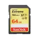 SanDisk Extreme SD UHS-I 64G/150Ms U3 記憶卡-RM506