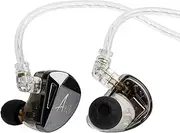 LINSOUL x KZ AS10 PRO 5BA Wired Earbuds, HiFi in-Ear Earphones with Mirror Polygon Faceplate, 2 Pin Detachable Cable for Audiophile (with Mic)