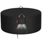 [2025 Upgraded 900D Fabric] Fire Pit Cover Round for 37-40 inch Firepit, 900D...