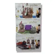 3 Sets Harry Potter 3D puzzle Durmstrang Ship Hogwarts Express Burrow Hagrid Hut