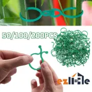 50-200Pcs Trellis Twine Veggie Clips Garden Plant Support Greenhouse Tomato AU