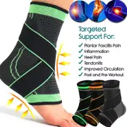 Ankle Brace Support Compression Sleeve Plantar Stabilizer Pain Relief Foot Strap