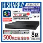 【昇銳原廠公司貨】附發票HS-HU8311 台灣製H.265 HISHARP8路8聲監視器錄影主機,同軸音頻,台灣晶片