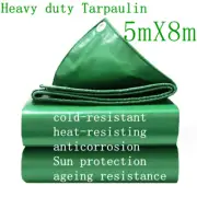 5X8m PVC Heavy Duty CanvasTarpaulin Waterproof cloth car tent awnings tarpaulins
