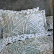 Set of 2 Dwell Studios Talitha Fringe Standard Shams Natural NEW