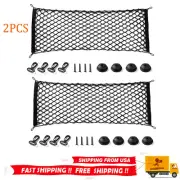 2pcs Car Stretchable Small Cargo Net Pocket Trunk Side Elastic Storage Mesh Bag (for: Renault)