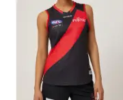 Essendon Bombers AFLW 2023 S7 COTTON ON Youth Home Guernsey by Sporting House