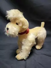 1950s STEIFF "SNOBBY" BEIGE MOHAIR POODLE Jointed Germany Snobby Dog