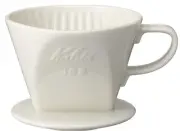 - 2001 102 Ceramic Dripper Coffee Dipper, white