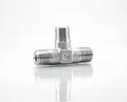 SWAGELOK SS-2-MT 316 STAINLESS PIPE FITTING TEE 1/8 M NPT X 1/8 M NPT X 1/8 MNPT