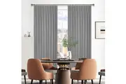 Meath Exclusive Fabrics Room Darkening Wave Smooth Pleated Curtains Pair 213cm or 250cm Drop