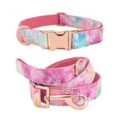 Handmade Dream Girl Dog Collar With Optional Matching Leash Flower Leads & Head Collars
