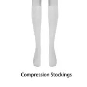 (L)Open Toe Thigh Length Compression Stockings Prevent Varicose Veins Leg ECA