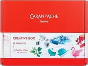 Red Cardboard Box Included Red Metal Cases with the Caran d'Ache Classic Range 3000.023