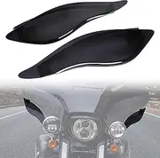 VEISUTOR Motorcycle Adjustable Air Deflector Fairing Side Wings Windshield Adjustable Wind Deflectors Fairing Side Shield for Harley Davidson Electra Glide Street Glide Trike 2014-2024 Accessories