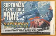 1999 Superman The Last God of Krypton Print Ad/Poster Hilderbrandt Brothers Art