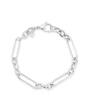Sphera Milano Silver Twist Figaro Bracelet