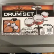 The Toy Network Desktop Drumset Lightweight & Portable Office Instrument Toy