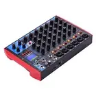 AG-8 Portable 8-Channel Mixing Console Digital Audio Mixer +48V Phantom Powe CMM