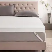 3 Inch Queen Gel Memory Foam Mattress Topper, Cooling Bed Topper with Removable