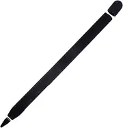 NUOBESTY Stylus Case Pens Charger Notebook Grippers Tablet Replacement Tip Adapter Ergonomic Finger Protective Pencil Replacement Cap Pen Tip Touchscreen Case for Pencil Silica Gel Black