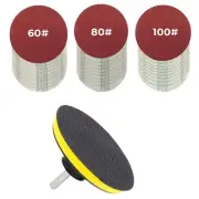 10X(30-Piece Drill Bit Sanding Attachment Sandpaper 60/80/100 and 5 inch5997