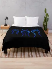 Blue Tano Throw Blanket