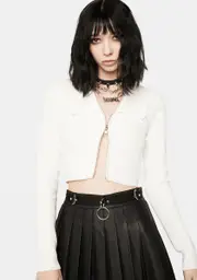 Ivory Know What I Want Crop Top