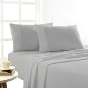 Park Avenue 175 GSM Egyptian Cotton Flannelette Sheet Set Ash