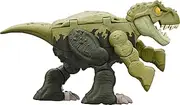 Mattel Jurassic World Dinosaur Transforming Toy, 11 Step Tyrannosaurus T Rex to Ankylosaurus Double Danger 2 in 1 Toy, Fierce Changers