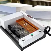 Heavy Duty Guillotine Paper Cutter, Industrial Paper Cutter A4, Electric Paper Cutter, Electric Paper Trimmer, Cutting Thickness 40mm, with Clear Cutting Guide Grids