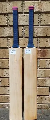 Plain Cleanskin English Willow Cricket Bat - LONG BLADE - 2lb 4oz - Bat C4