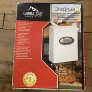 Gilbralter Industries White Designer Locking Wall Mount Mailbox *New*