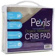 Waterproof Crib Mattress Protector Crib Mattress Cover Pad INCLUDES Crib Sheet