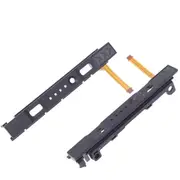 Replacement Part Right and Left Slide Rail with Flex Cable Fix Part for Nintendo Switch Console NS R Black