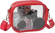 Clear Bag for Stadium Events, Clear Purse for Women Stadium Approved Crossbody, Concert Bag with Adjustable Strap