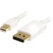 StarTech.com 1m (3ft) Mini DisplayPort to DisplayPort 1.2 Cable, 4K x 2K mDP to DisplayPort Adapter Cable, Mini DP to DP Cable f
