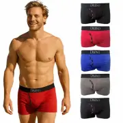 Mens Underwear - Men's Bamboo Boxer Briefs - Trunks - Better & Softer than Bonds