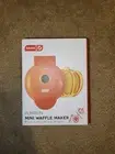 Dash Mini Waffle Maker 4" - Cute Pumpkin Shaped Waffles - Ideal For Quick Treat