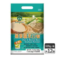 在飛比找ETMall東森購物網優惠-【薌園】燕麥糙米豆漿 (32gx10入) x 12袋