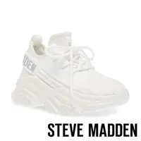 在飛比找momo購物網優惠-【STEVE MADDEN】PROTEGE 針織綁帶厚底休閒