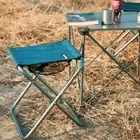 Outdoor Aluminum Alloy Folding Stool Portable Fishing Camping Stool Beach Chair